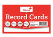 Valuex Record Cards 127X76Mm Plain White (Pack 100)