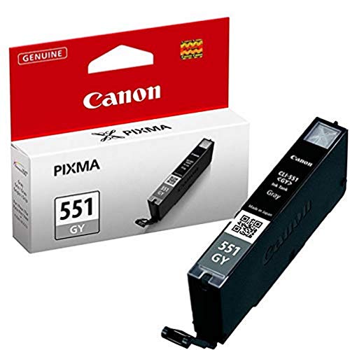 Canon CLI-551 GY - 6512B001 - 1 x Grey - Ink tank - For PIXMA iP8750,iX6850,MG5655,MG6350,MG7150,MG7150 MONSTER UNIVERSITY Edition,MG7550