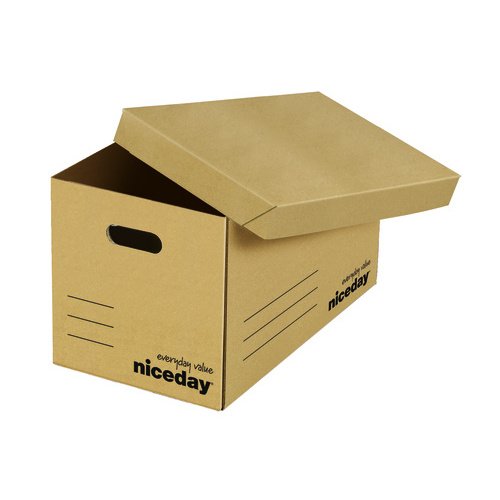 Best Value Niceday Economy Archive Boxes- Internal dimensions 290H x 284W x 383D mm