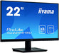 iiyama ProLite XU2294HSU-B1 - LED monitor - 22" (21.5" viewable) - 1920 x 1080 Full HD (1080p) @ 75 Hz - VA - 250 cd/m - 3000:1 - 4 ms - HDMI, VGA, DisplayPort - speakers - matte black