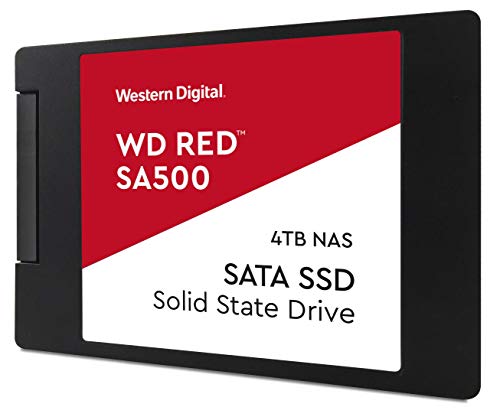 WD Red SA500 NAS SATA SSD WDS400T1R0A - Solid state drive - 4 TB - internal - 2.5" - SATA 6Gb/s