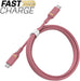 OtterBox Standard - USB cable - USB-C (M) to USB-C (M) - USB 2.0 - 3 A - 1 m - Power Delivery support - rose sparkle pink