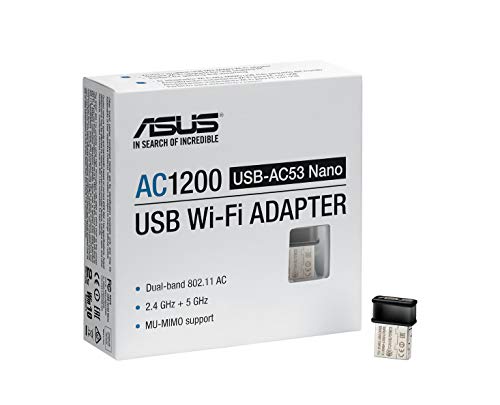 ASUS USB-AC53 Nano - Network adapter - USB 2.0 - 802.11ac