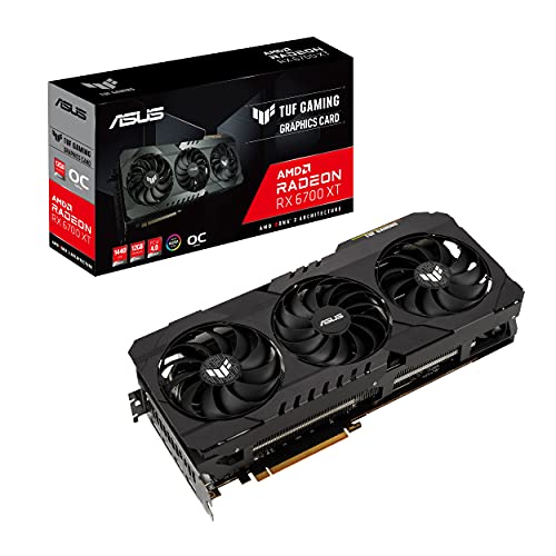 ASUS TUF-RX6700XT-O12G-GAMING - OC Edition - graphics card - Radeon RX 6700 XT - 12 GB GDDR6 - PCIe 4.0 - HDMI, 3 x DisplayPort