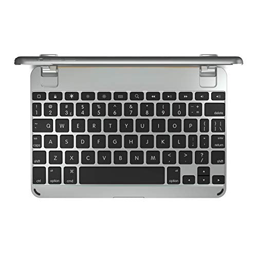 Brydge 7.9 Inches QWERTY English Bluetooth Wireless Keyboard for Apple iPad Mini 4th Generation Patented Hinge Design Backlit Keys 180 Degree Viewing 