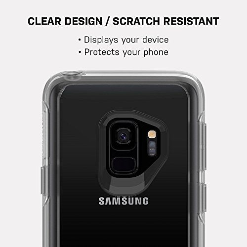 OtterBox Symmetry Series Clear - Back cover for mobile phone - polycarbonate, synthetic rubber - stardust - for Samsung Galaxy S9+