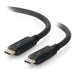 C2G 2m Thunderbolt 3 Cable (20Gbps) - Thunderbolt Cable 4K - Black - Thunderbolt cable - USB-C (M) to USB-C (M) - Thunderbolt 3 - 30 V - 2 m - 4K support - black