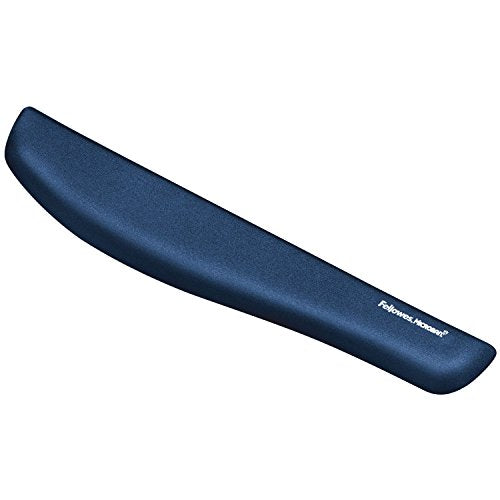 Best Value Fellowes PlushTouch Mouse Mat with Wrist Support Featuring Microban Antimicrobial Protection, Blue