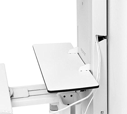 Ergotron StyleView Sit-Stand Vertical Lift, Patient Room - Wall mount for LCD display / keyboard / mouse / bar code scanner - white - screen size: 24"