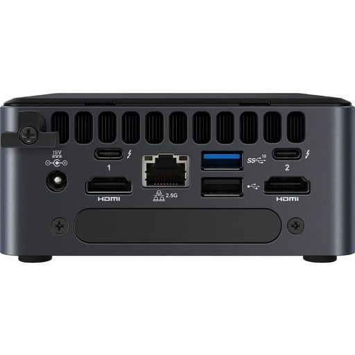 Intel Next Unit of Computing - Barebone - mini PC - 1 x Core i5 1135G7 - RAM 0 GB - Iris Xe Graphics - GigE, Bluetooth 5.2 - WLAN: 802.11a/b/g/n/ac/ax, Bluetooth 5.2