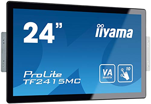 iiyama ProLite TF2415MC-B2 - LED monitor - 23.8" - open frame - touchscreen - 1920 x 1080 Full HD (1080p) @ 60 Hz - VA - 350 cd/m - 3000:1 - 16 ms - HDMI, VGA, DisplayPort - black