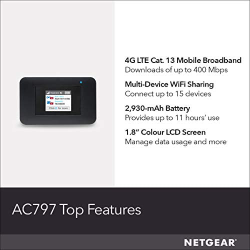 NETGEAR AirCard 797 - Mobile hotspot - 4G LTE - 802.11ac