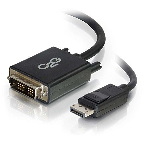 C2G 2m DisplayPort to Single Link DVI-D Adapter Cable M/M - DP to DVI - Black - DisplayPort cable - DisplayPort (M) to DVI-D (M) - 2 m - black