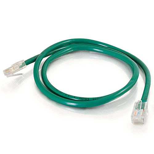 C2G Cat5e Non-Booted Unshielded (UTP) Network Patch Cable - Patch cable - RJ-45 (M) to RJ-45 (M) - 2 m - UTP - CAT 5e - stranded, uniboot - green