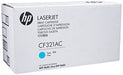 HP CF321AC Toner Cartridge for CLJ M680 - Cyan