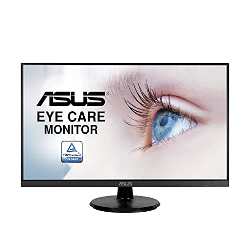 ASUS VA27DQ - LED monitor - 27" - 1920 x 1080 Full HD (1080p) @ 75 Hz - IPS - 250 cd/m - 1000:1 - 5 ms - HDMI, VGA, DisplayPort - speakers