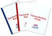 Best Value GBC Standard Thermal Binding Covers, 3 mm, 30 Sheet Capacity, A4, White, Pack of 100, IB370021