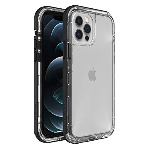 LifeProof N╦XT - Back cover for mobile phone - black crystal - for Apple iPhone 12, 12 Pro