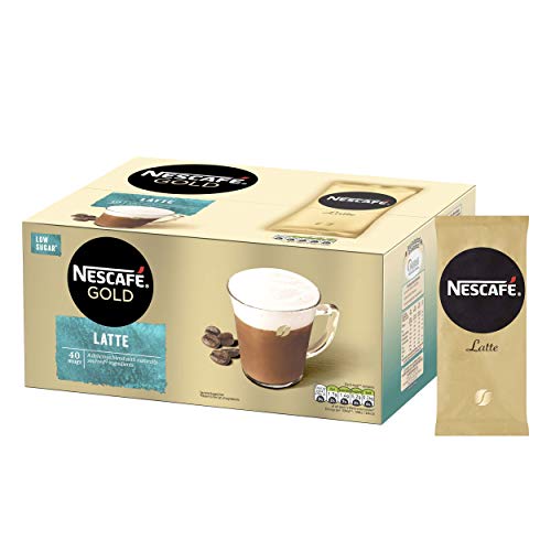 Nescafe Gold Latte Instant Coffee Sachets (Pack 40) 12405013