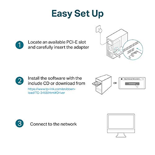 TP-Link TG-3468 Gigabit PCI-E Networks Adapter