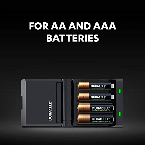 Duracell 45m Charger + 2 x AA/AAA Cells