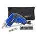 Rapesco Germ-Savvy Antibacterial Cordless Screwdriver 3.6V - Blue 1640