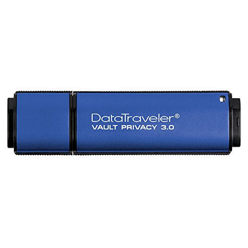 Kingston Data Traveler Vault Privacy USB 3.0 Flash drive, 16 GB DTVP30, 256 Bit AES Encrypted FIPS 197