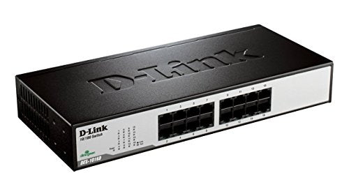 D-Link 16-port 10/100 Desktop Switch