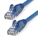 StarTech 2m CAT6 Low Smoke Zero Halogen 10 Gigabit Ethernet RJ45 UTP Network Cable with Strain Relief Blue