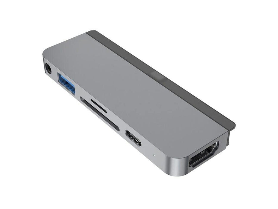 HyperDrive 6-in-1 USB-C Hub - Docking station - USB-C - HDMI - for Apple 10.9-inch iPad Air (4th generation), 11-inch iPad Pro, 12.9-inch iPad Pro, iPad mini