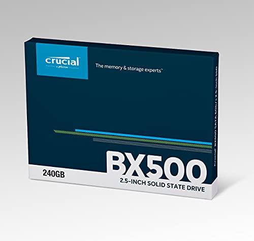 Crucial BX500 - Solid state drive - 240 GB - internal - 2.5" - SATA 6Gb/s