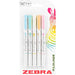 Zebra Mildliner Double Ended Highlighters Assorted (Pack 5) 2597