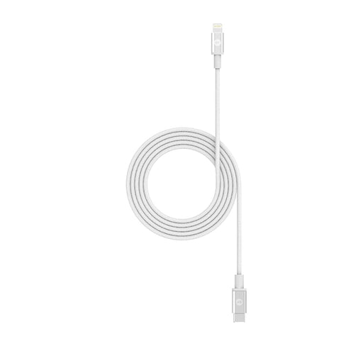 ZAGG mophie - Lightning cable - 24 pin USB-C to Lightning - 1.8 m - white - for Apple iPad/iPhone/iPod (Lightning)