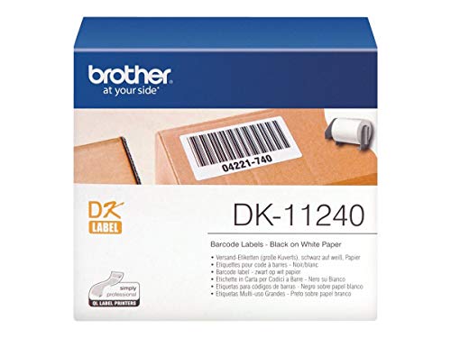 Brother DK-11240 - Black on white - 51 x 102 mm 600 label(s) shipping labels - for Brother QL-1050, QL-1050N, QL-550