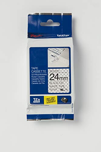 Brother TZe-SE5 - Black on white - Roll (2.4 cm x 8 m) 1 roll(s) label tape - for P-Touch PT-1400, PT-1650