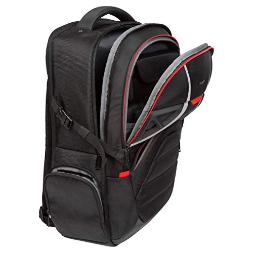 Targus Strike Gaming - Notebook carrying backpack - 17.3" - black, red