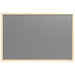 Best Value Felt Noticeboard Wooden Frame 900 x 600 mm - Grey