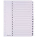 Best Value punched Dividers A4 Extra Wide 1-20 Numeric White