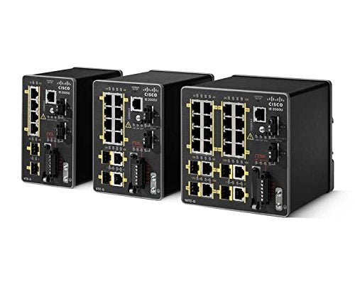 Cisco Industrial Ethernet 2000U Series - Switch - Managed - 4 x 10/100 + 2 x Gigabit SFP - DIN rail mountable