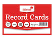 Valuex Record Cards 203X127Mm Plain White (Pack 100)