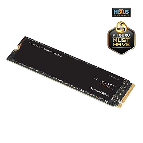 WD Black SN850 NVMe SSD WDS100T1X0E - Solid state drive - 1 TB - internal - M.2 2280 - PCI Express 4.0 x4 (NVMe) -