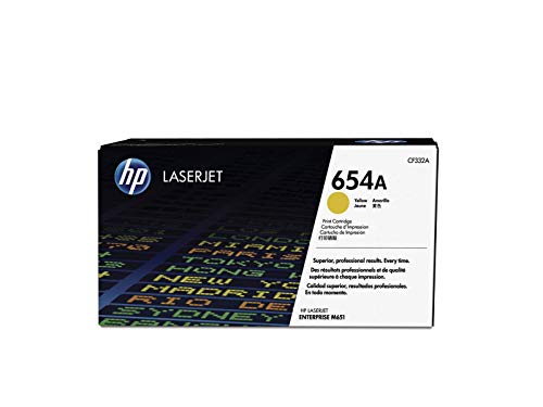 HP 654A Toner Cartridge CF332A Yellow