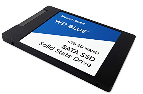 WD Blue 3D NAND SATA SSD WDS400T2B0A - Solid state drive - 4 TB - internal - 2.5" - SATA 6Gb/s