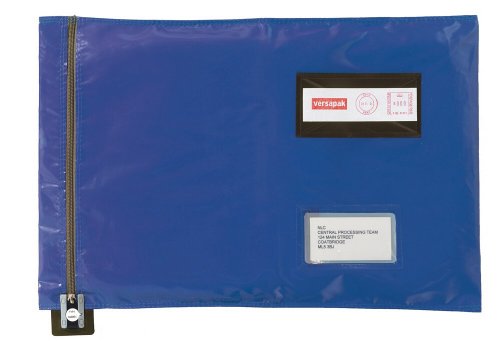 Best Value GoSecure Flat Mailing Pouch 355 x 381 mm Blue