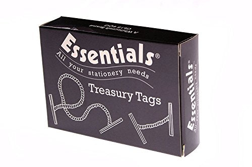 Best Value Essentials 27111 76mm Treasury Tags (Pack of 100)