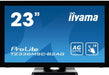 iiyama ProLite T2336MSC-B2 - LED monitor - 23" - touchscreen - 1920 x 1080 Full HD (1080p) @ 60 Hz - IPS - 250 cd/m² - 1000:1 - 5 ms - HDMI, DVI-D, VGA - speakers - black