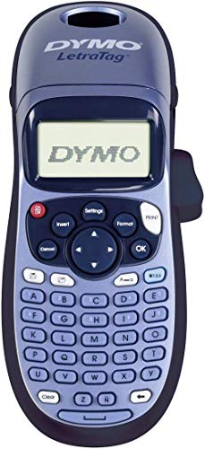 Dymo S0883990 LetraTag LT-100H - Labelmaker - monochrome - thermal paper - Roll (1.2 cm) - 160 dpi - up to 7 mm/sec - 1 line printing 2 line printing real time clock - (Scanners > Scanners)