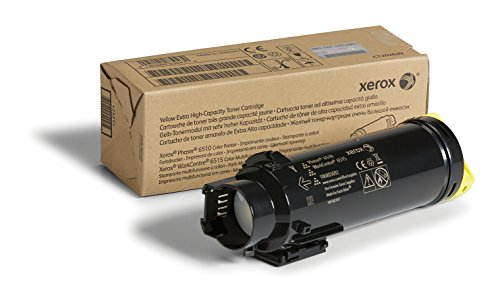 Xerox WorkCentre 6515 - Extra High Capacity - yellow - original - toner cartridge - for Phaser 6510, WorkCentre 6510, 6515