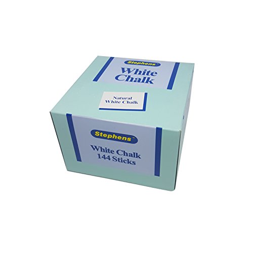 Best Value Stephens Superline Chalk - White (Pack of 144)