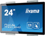 iiyama ProLite TF2415MC-B2 - LED monitor - 23.8" - open frame - touchscreen - 1920 x 1080 Full HD (1080p) @ 60 Hz - VA - 350 cd/m - 3000:1 - 16 ms - HDMI, VGA, DisplayPort - black